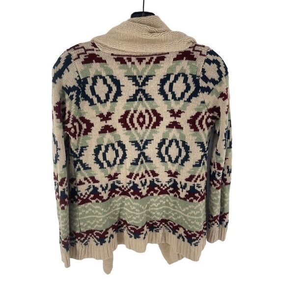 Charlotte Russe Women's Cardigan Sweater Open Front Acrylic Knit southwestern Sm - Picture 4 of 11